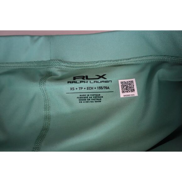 RLX Ralph Lauren Women's Sz XS Green Eyelet Tennis Pickleball Golf Skort - Picture 5 of 13